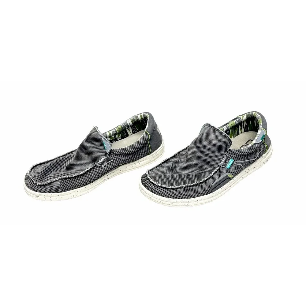Hey Dude Mikka Hawk Ash Gray Slip On Shoes Men Size 13  Fast Free Shipping